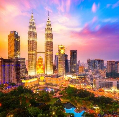 Explore Kuala Lumpur’s skyline, lush rainforests, and the cultural mix of modern and traditional Asia.