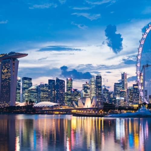 A futuristic city-state offering world-class attractions, lush gardens, and rich multicultural charm.
