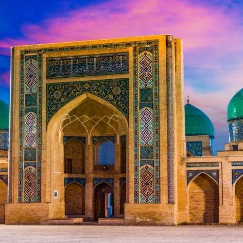 Step into the Silk Road’s past with Samarkand’s majestic mosques and Bukhara’s timeless bazaars.